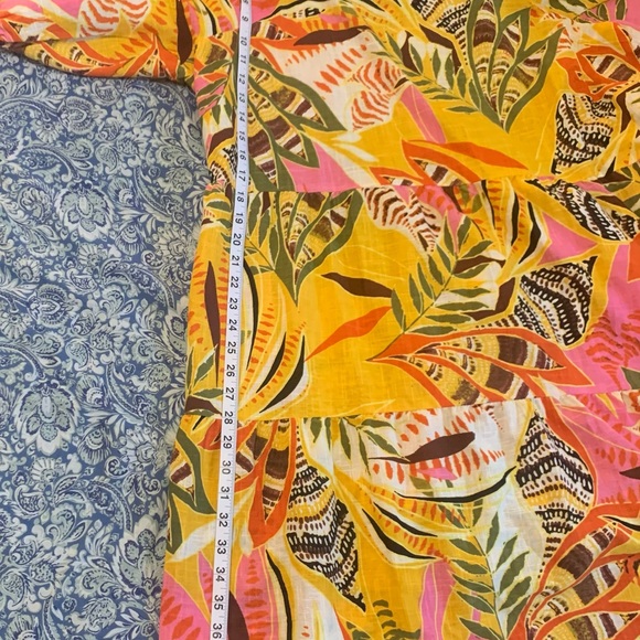 Mlle Gabrielle Plus Size Cotton Floral Print Summer Dress-Size 3X - Picture 6 of 11